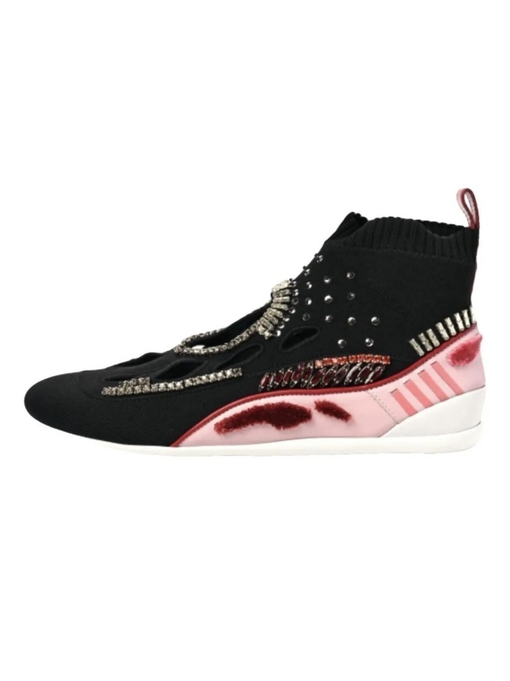Valentino Garavani Women’s Size EU 36 (US 6) Mixed Media Leather Sneakers